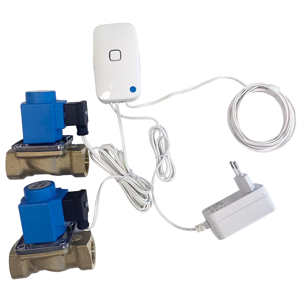 Leakage switch wired, two valves 3/4"
